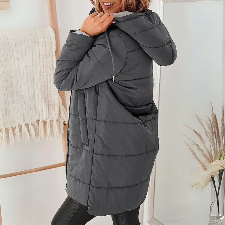 Ainsley |  Casual Hooded Puffer Down Jacket